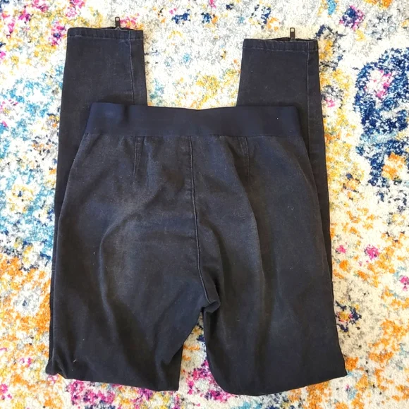 Sold Cabi black moto zipper detail skinny jegging style 516 - Picture 4 of 7